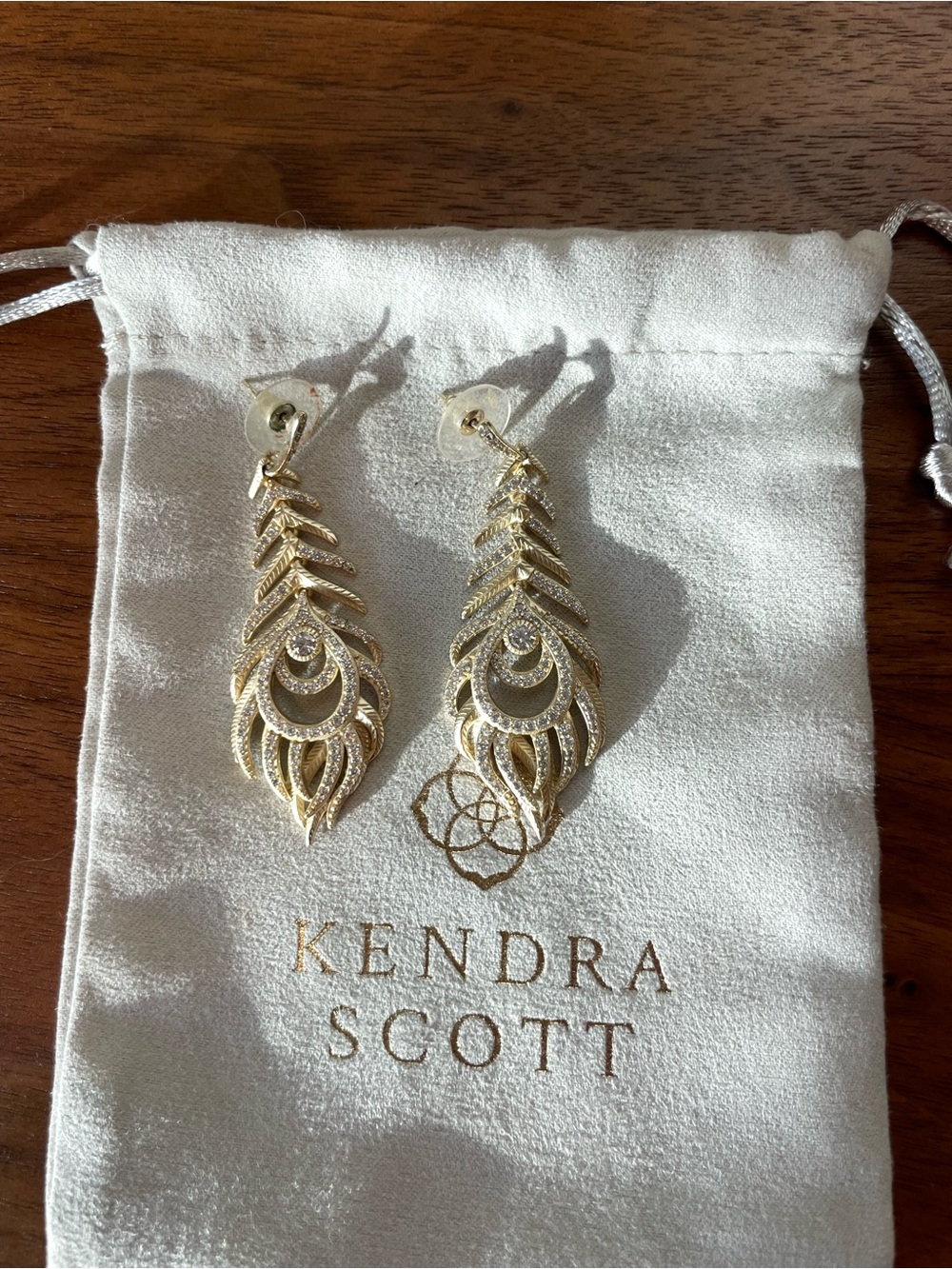 Kendra Scott Luxe Eletra Feather Earrings